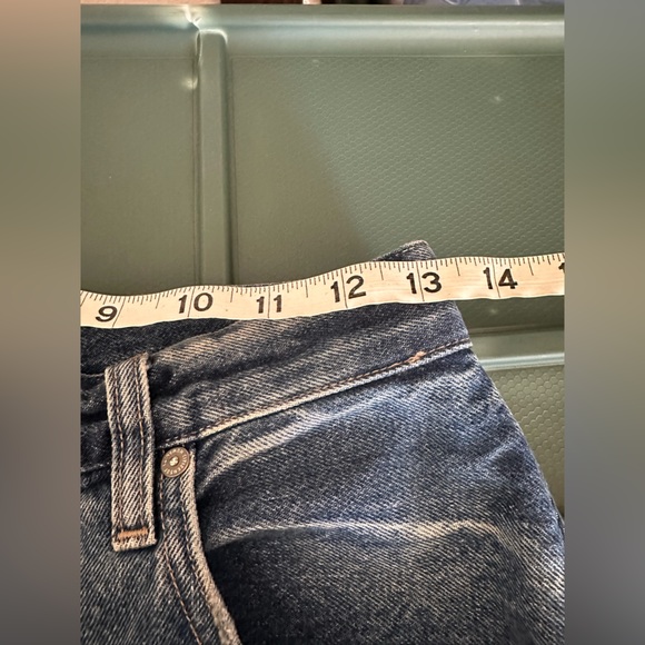 NWT Citizens of Humanity Ayla Shorts Bermuda length Babylonia size 28 raw hem - Picture 4 of 9